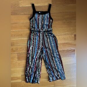 Gorgeous Multicolor Sequin Jumpsuit